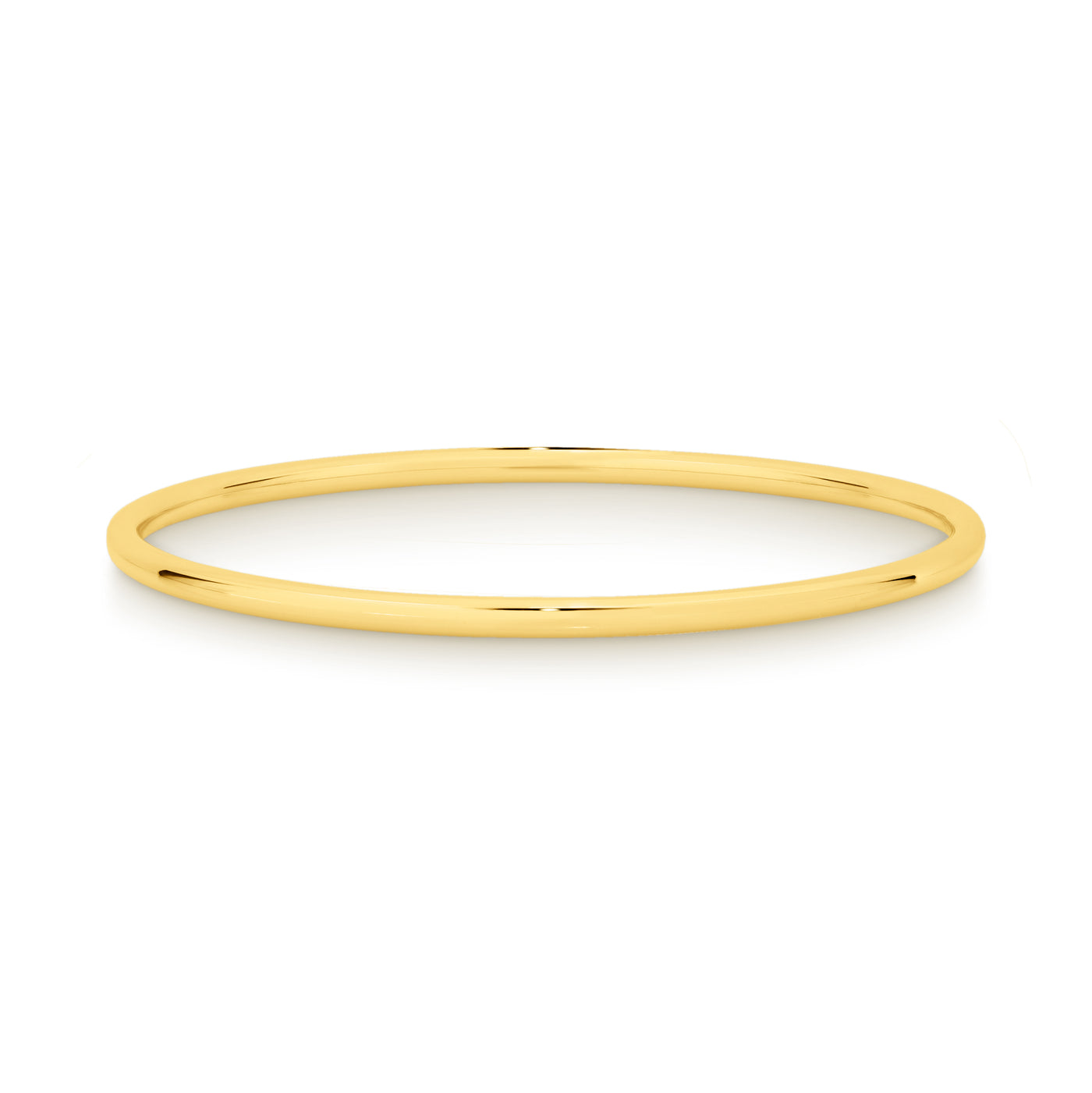 9Ct Yellow Gold And Sterling Silver Bonded Bangle