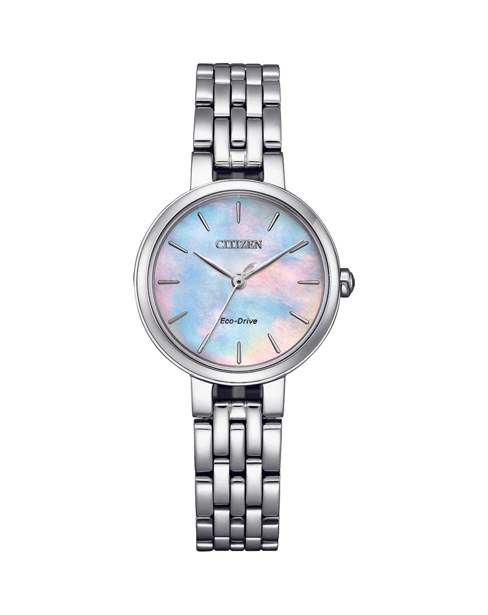 Nixon Mother Of Pearl Silver Watch Citizen Eco-Drive  display picture 1