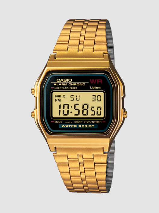 Mens gold casio deals