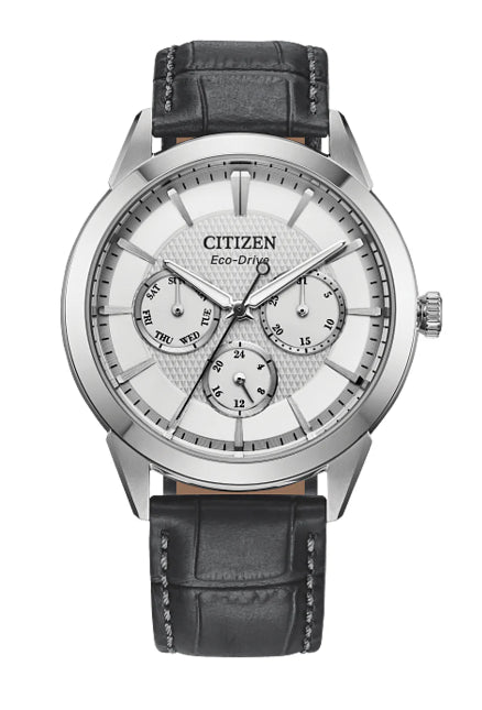 Citizen eco drive mens watch leather strap 2025
