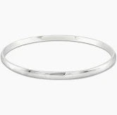 Sterling Silver Gof Bangle Size 5
