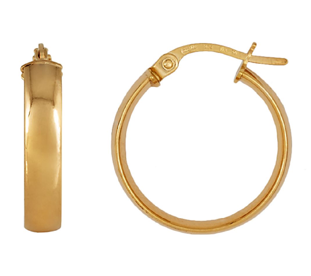 9ct Yellow Gold Hoops