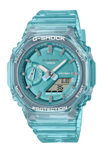 Womans G-Shock Aqua Blue Dual Time Watch