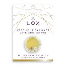 Lox Gold 2 Pair Pack Secure Earring Backs
