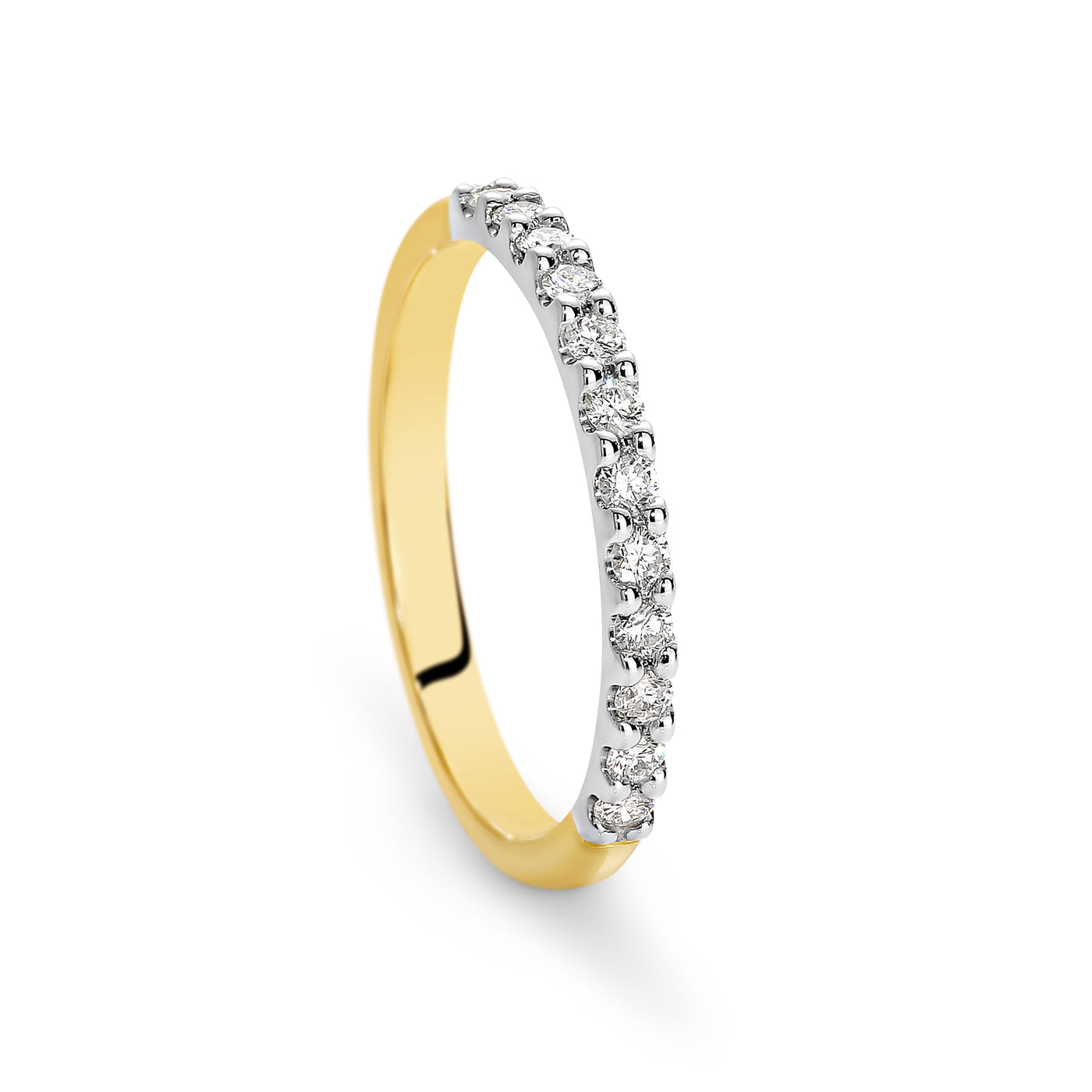 Yellow Gold Anniversary Band