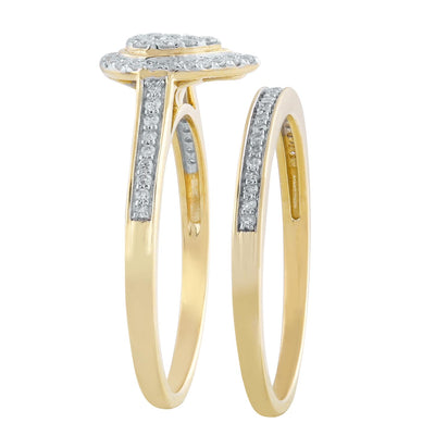 9ct Yellow Gold Bridal Set