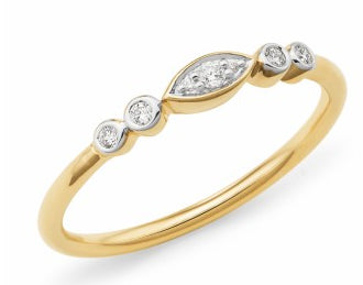 9ct Yellow Gold Celebration Ring