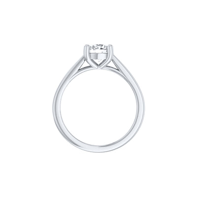 18Ct White Gold Round Brilliant Cut Lab Diamond