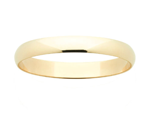 9Ct Yellow Gold 2mm Ring