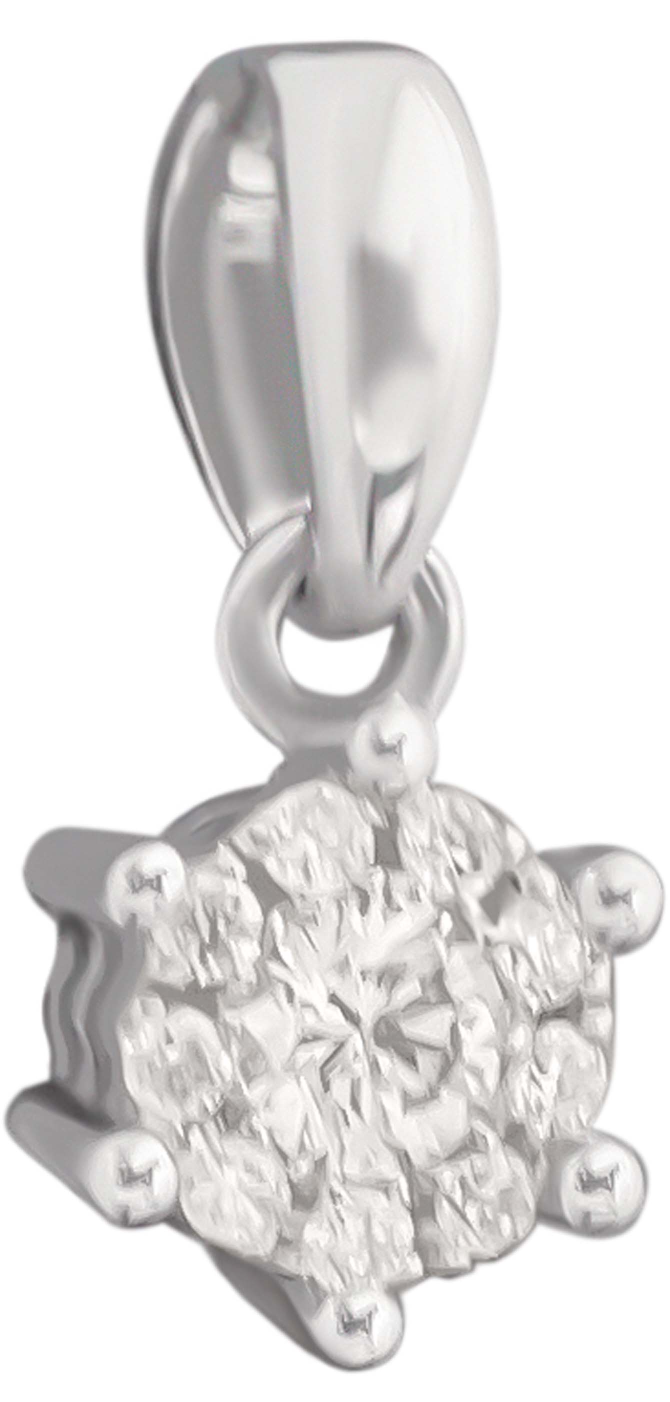18Ct White Gold Diamond Pendant
