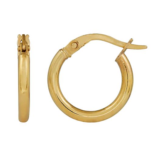 9ct Yellow Gold Hoop Earrings