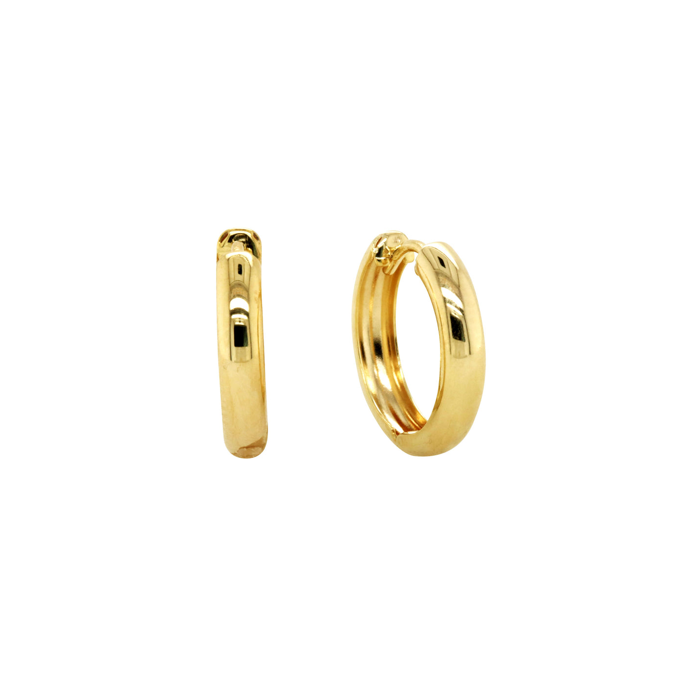 Yellow Gold Huggie Earrings