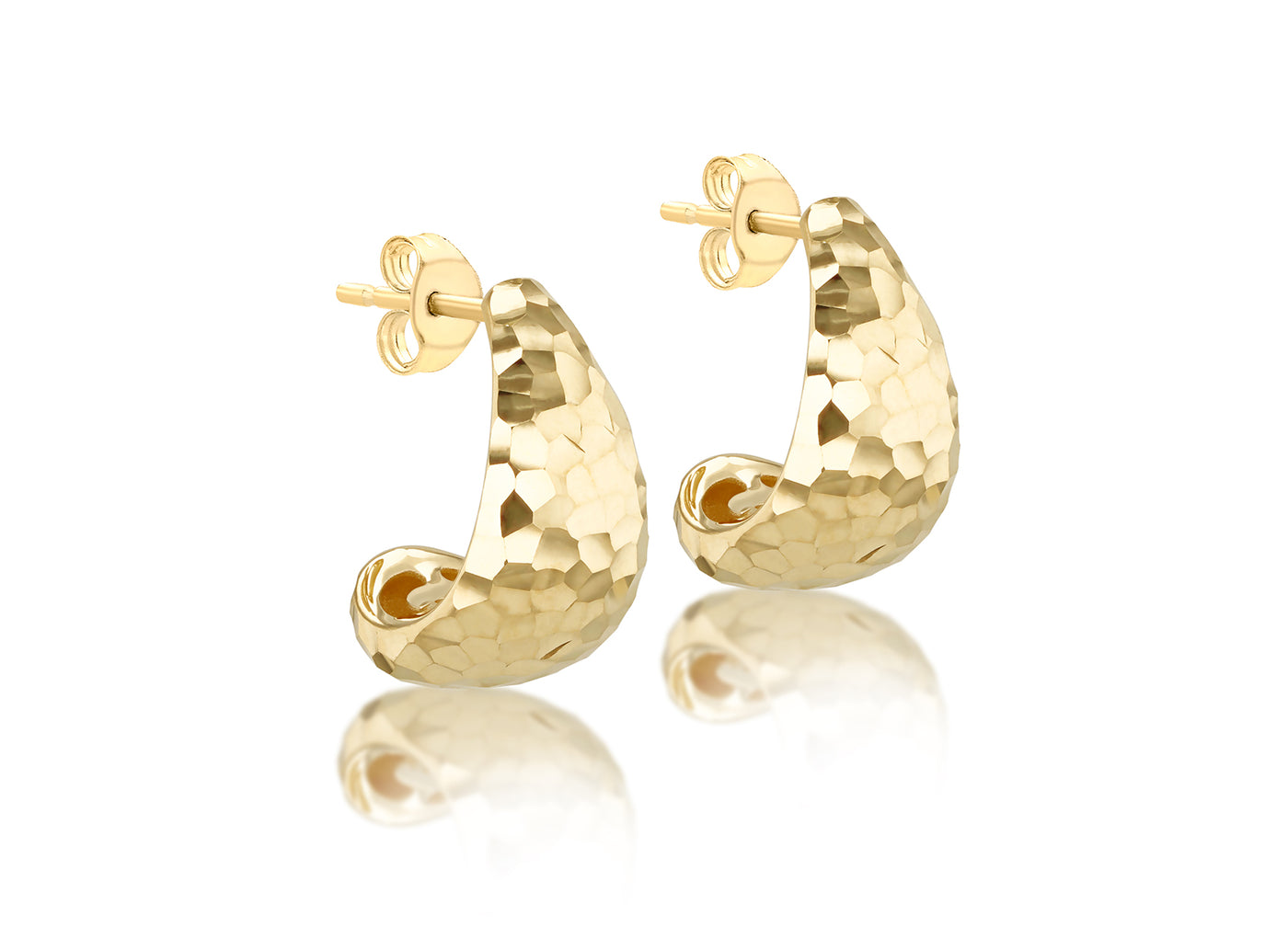 9ct Yellow Gold Hoop Earrings