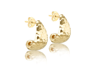 9ct Yellow Gold Hoop Earrings