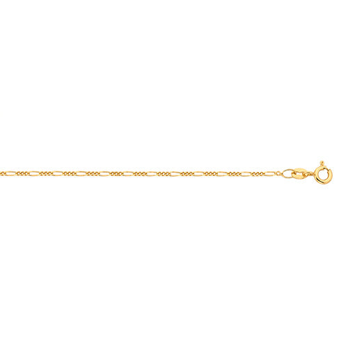 9ct Yellow Gold Figaro Link Chain
