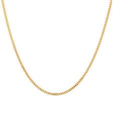 9Ct Yellow Gold Curb Chain 50Cm