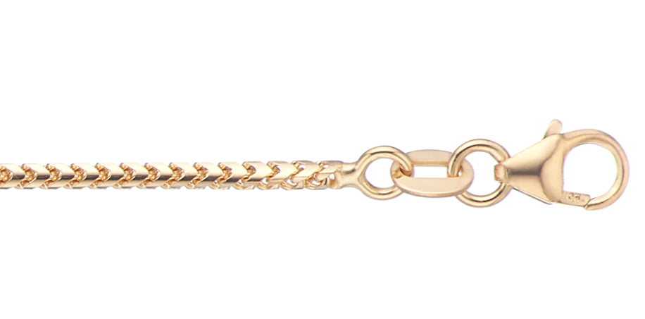 9Ct Yellow Gold Franco Chain