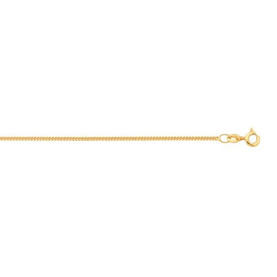 9ct Yellow Gold Curb Chain