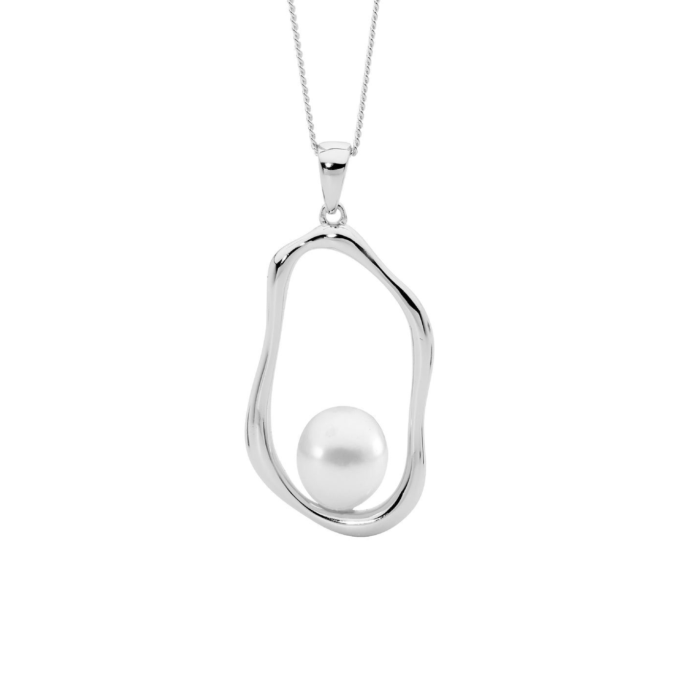 SS Oval Freshwater Pearl