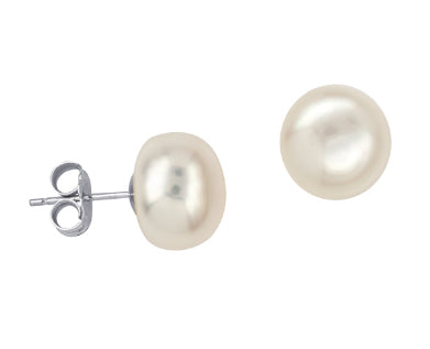 10Mm Fresh Water Pearl Earrings