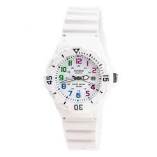 White Casio Analogue Watch