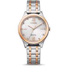 Ladies CitizenTwo Tone Eco Drive watch