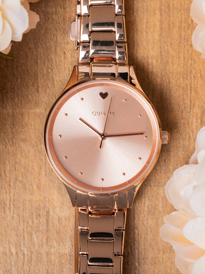 Oui And Me Rose Gold Watch