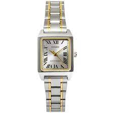 Ladies Casio Two Tone Square faced watch