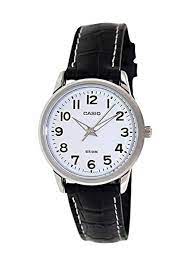 Ladies Casio Analogue Watch With Leather Strap