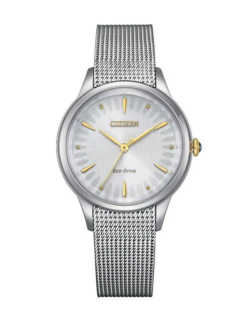 Ladies Citizen Eco Drive With Mesh Strap