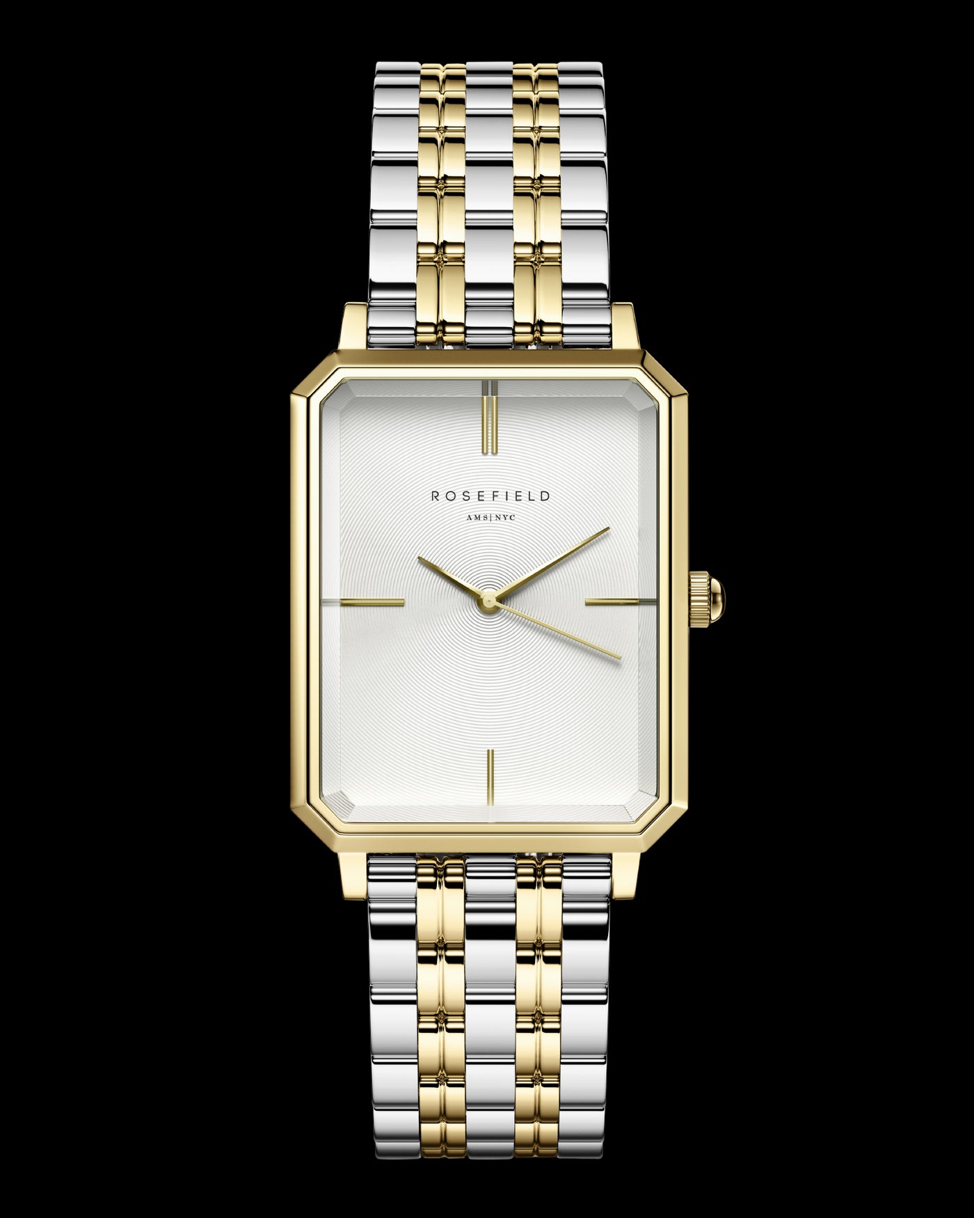 Yellow Gold And Silver Rosefield Watch