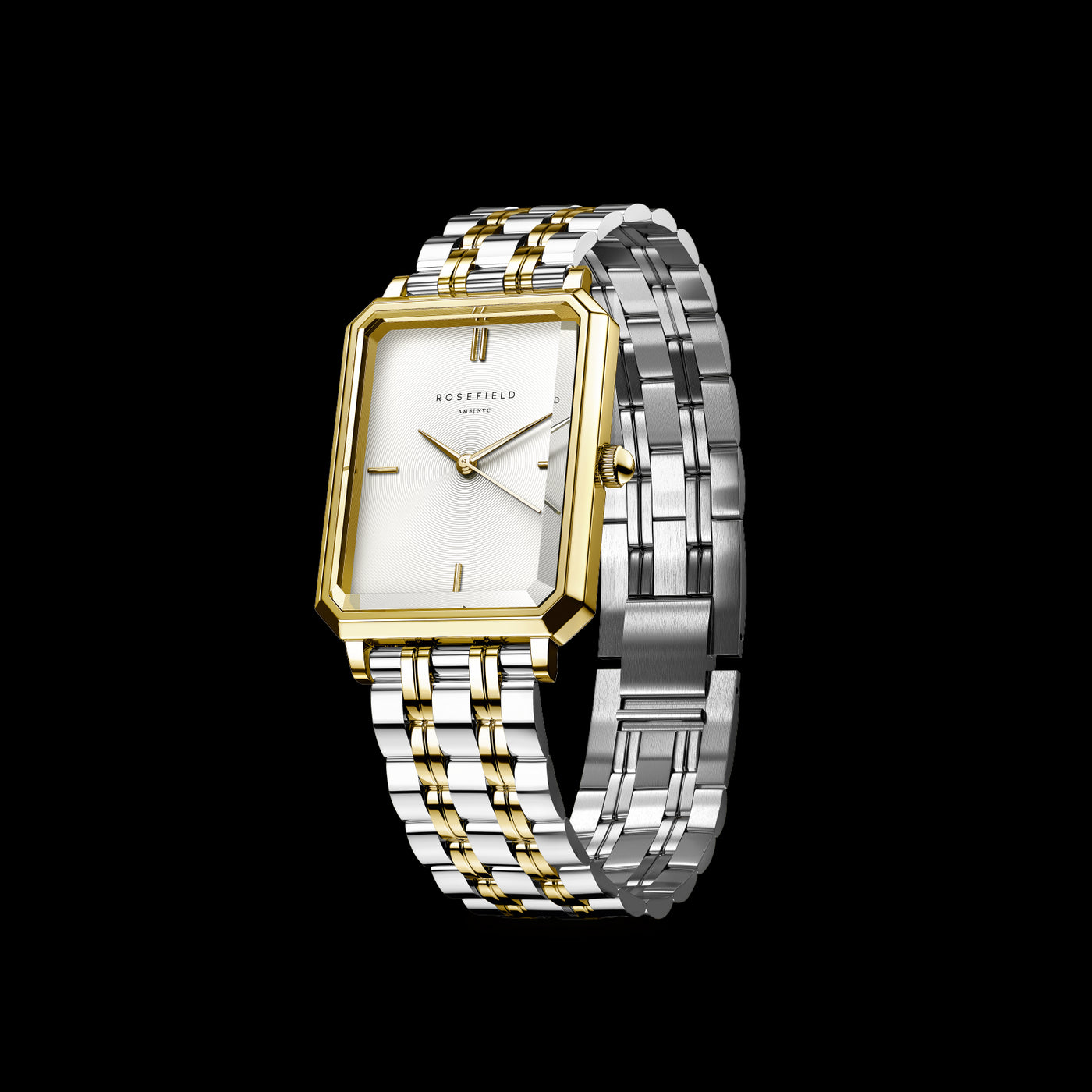 Ladies Two Tone Rosefield Watch