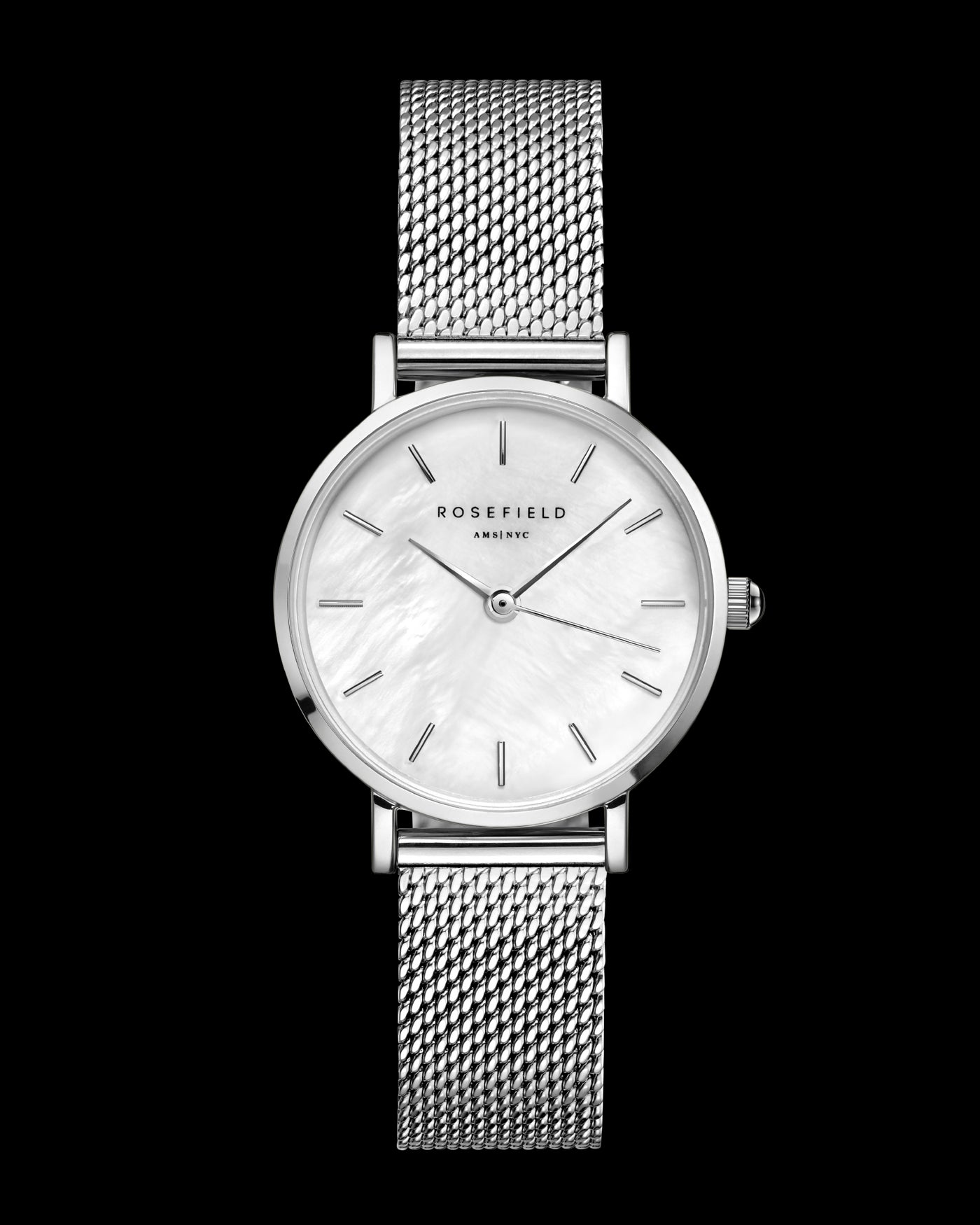 Ladies Silver Rosefield Watch