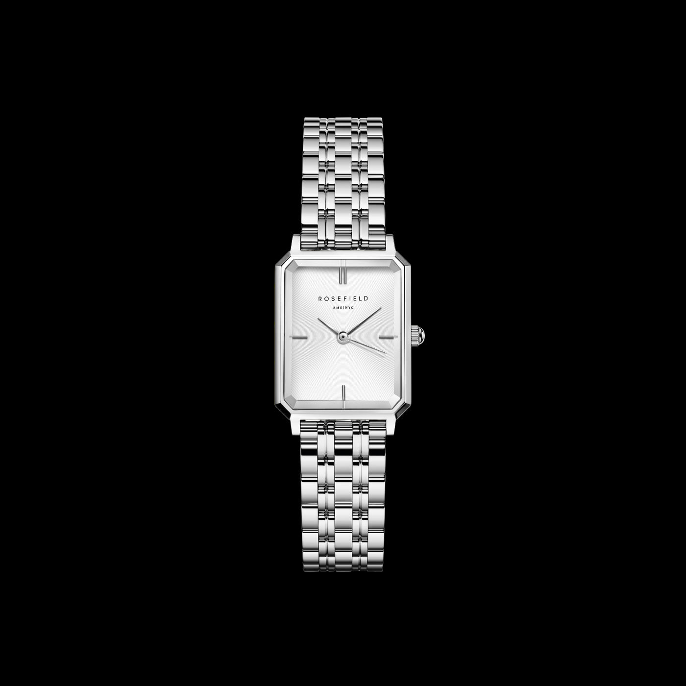 Ladies Silver Rosefield Watch