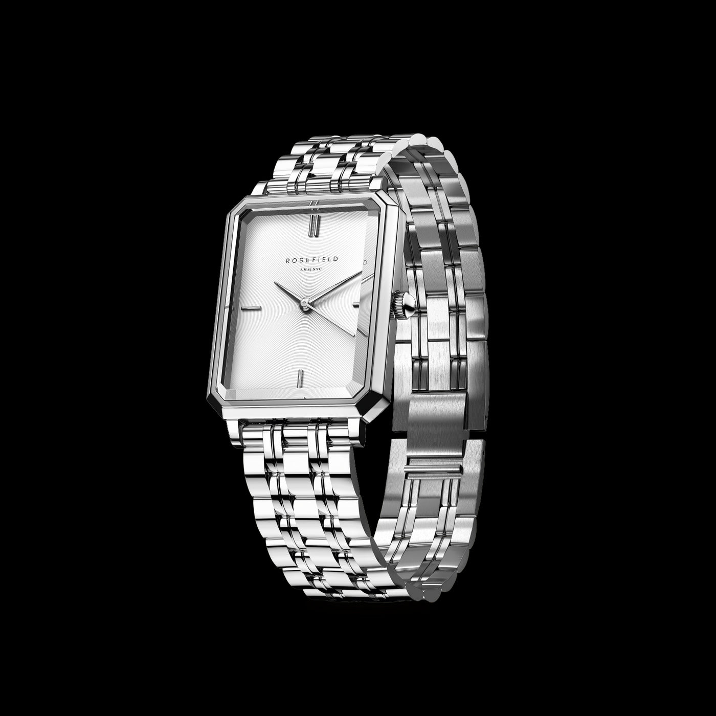 Ladies Silver Rosefield Watch