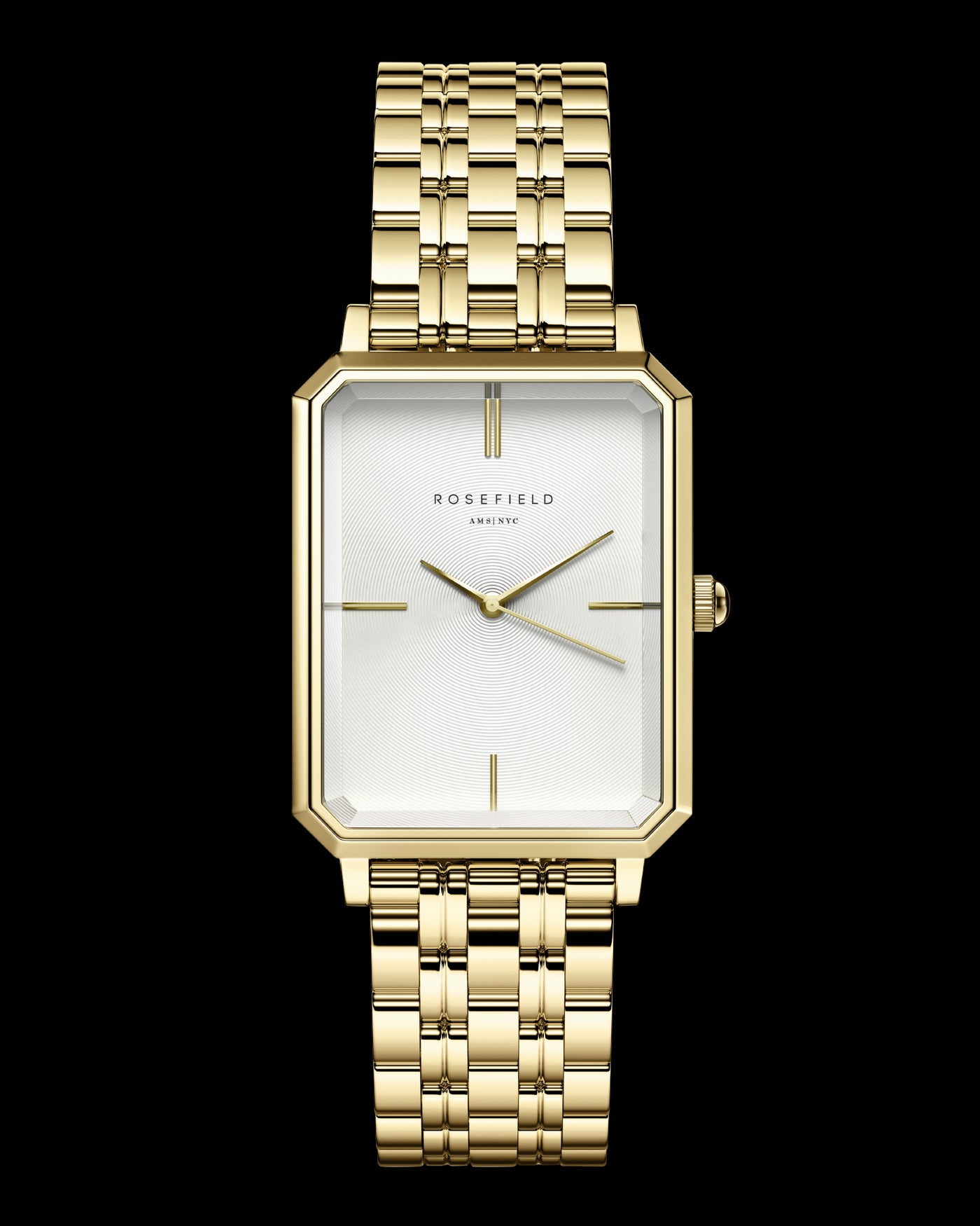 Ladies Gold 'Octagon' Rosefield Watch