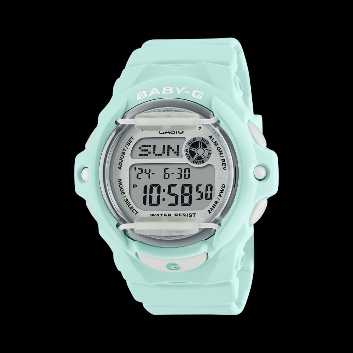 Pastel Green Baby G BG169U-3D