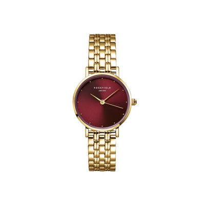Rosefield Watch With Burgandy Dial