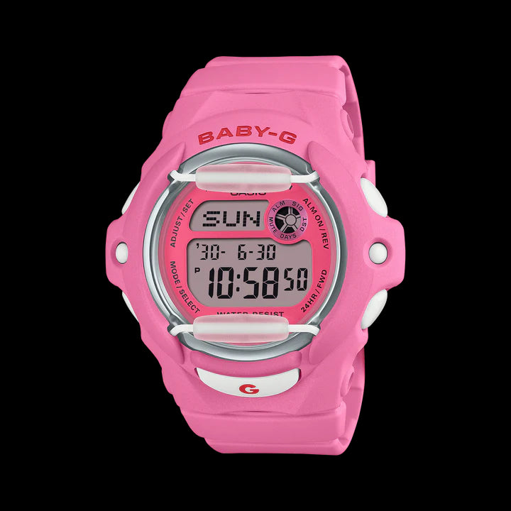 Baby G Digital Cherry Red Accent Pink Case