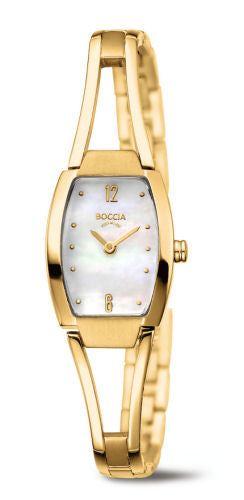 Ladies Boccia Titanium Gold Plated Watch 3262-04