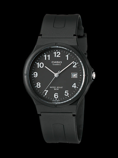 Unisex Black Casio Slimline Watch MW59-1B