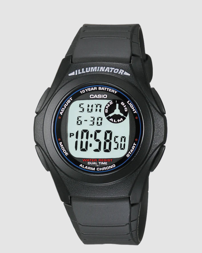 Mens Casio Digital Watch F200W-1A