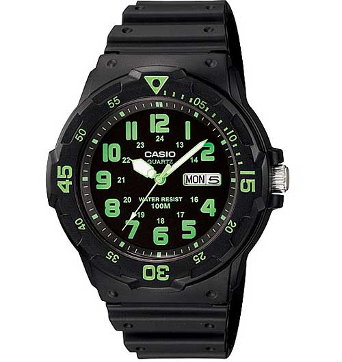 Black Casio Watch MRW200H-3B