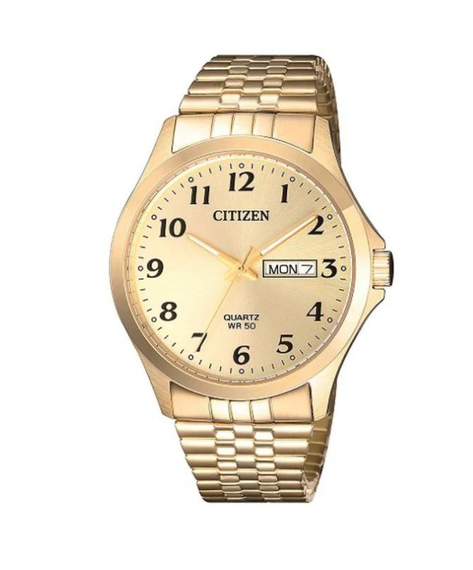 Citizen Mens Gold Expanding Strap Watch BF5002-99P