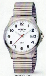 Mens Boccia Titanium Expanding Strap Watch