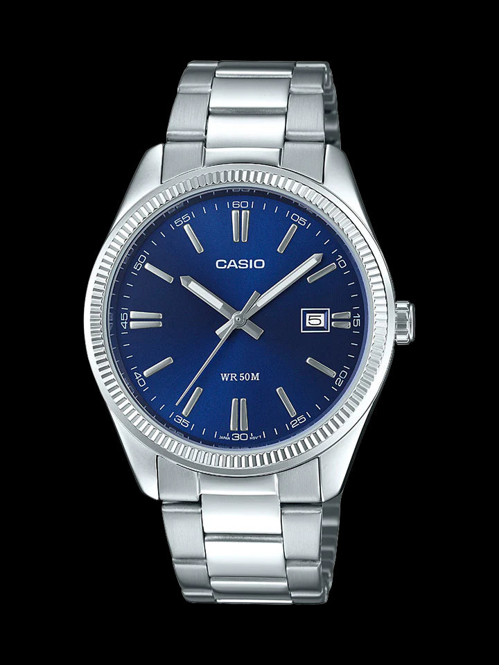 Mens Casio Stainless Steel Analogue Watch