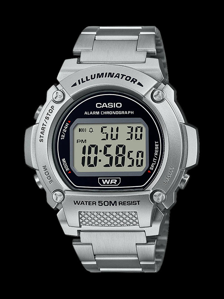 Mens Casio Digital W219HD-1A