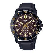 Casio Mens Watch With .Lleather Strap
