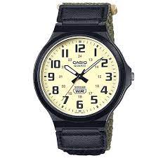 Casio Analogue Quartz Watch With Velcr Strap