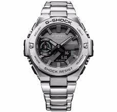 Mens G-Steel Blue Tooth And Solar GSTB500D-1A1